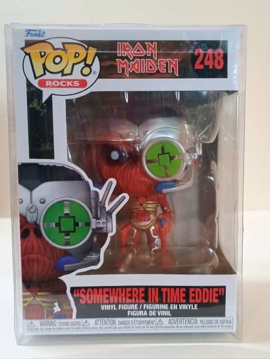Funko Other - Funko Pop! Rocks Iron Maiden "Somewhere In Time Eddie" - Orange, Silver & Green